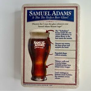 3/$15 Authentic Samuel Adam’s Beer Paper Coasters NWT